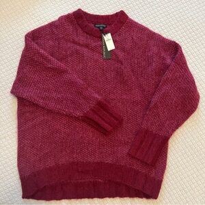 NWT Banana Republic cranberry wool blend sweater